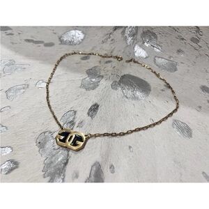 AUTHENTIC Givenchy Black And Gold Choker Necklace